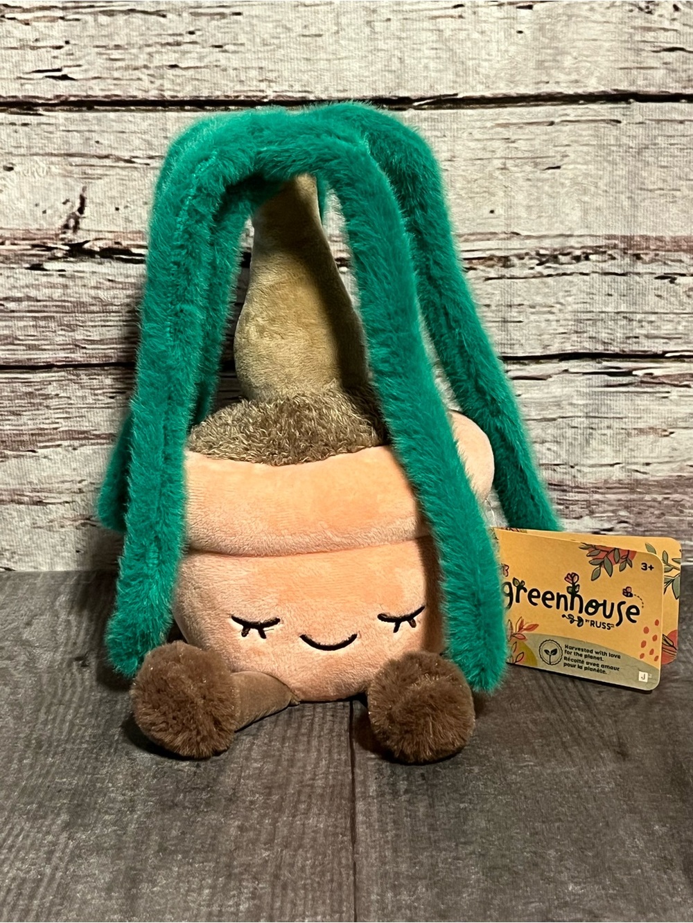 New!! greenhouse by RUSS “Helena” ponytail palmtree stuffie